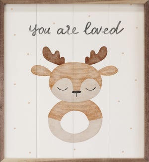 Boho Watercolor Deer By Allure Art